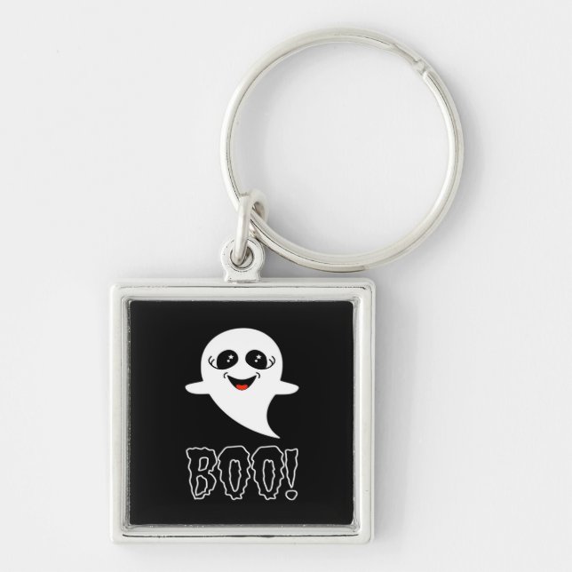 Boo! Little Halloween By Lucas Key Ring (Front)