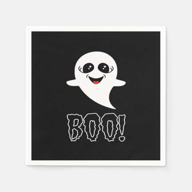 Boo! Little Halloween By Lucas Napkin (Front)