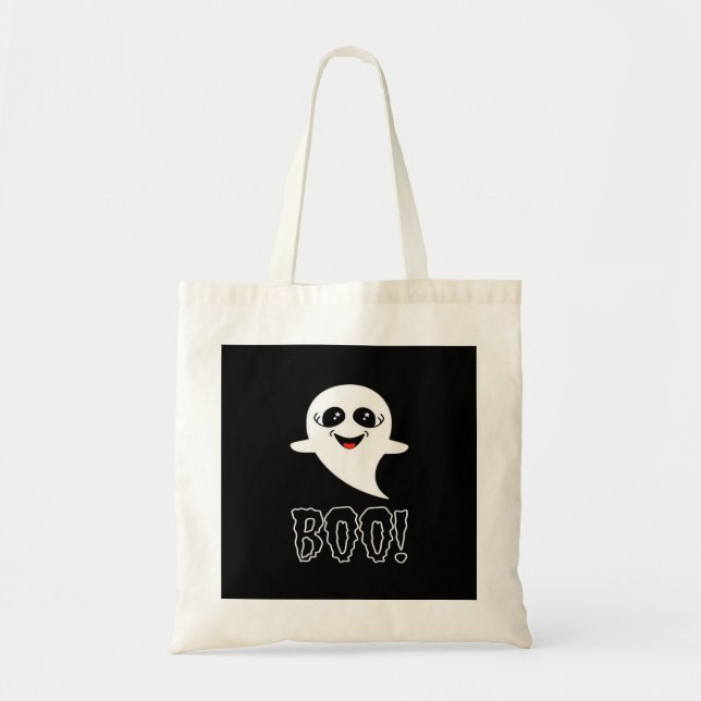 Boo! Little Halloween By Lucas Tote Bag (Front)