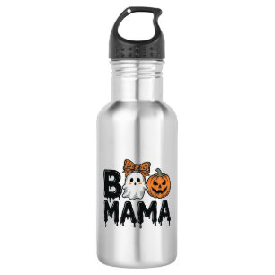 Boo Mama Halloween Ghost Pumpkin Mum Shirt Design_ 532 Ml Water Bottle