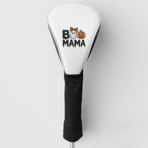 Boo Mama Halloween Ghost Pumpkin Mum Shirt Design_ Golf Head Cover