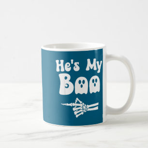 Boo matching couple halloween couples boo coffee mug