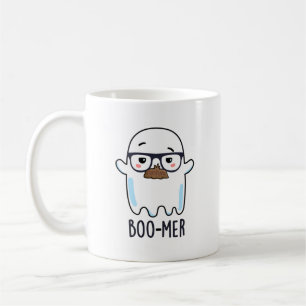 Boo-mer Funny Middle Aged Ghost Pun  Coffee Mug