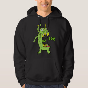 Boo  Monster Alien Halloween Hoodie
