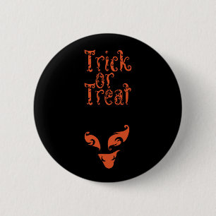Boo Monster Trick Or Treat 6 Cm Round Badge
