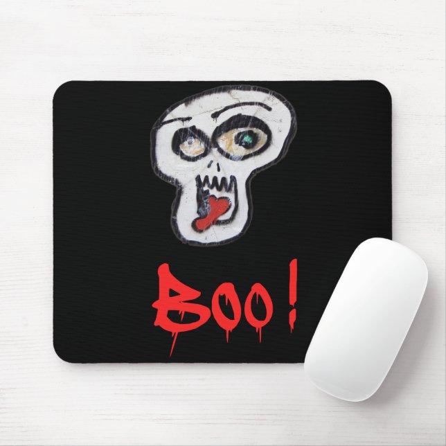 Boo! Mouse Mat (With Mouse)