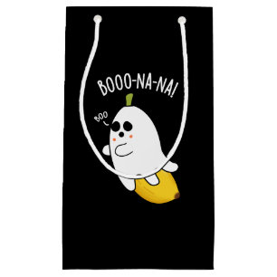 Boo-nana Funny Ghost Banana Pun Dark BG Small Gift Bag