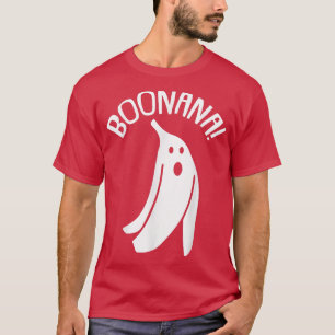 Boo-nana Lazy Halloween Costume Funny Ghost Banana T-Shirt