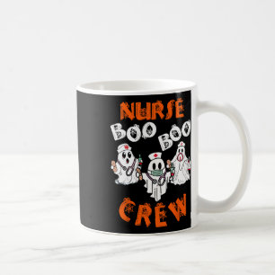 Boo Nurse Scrub Funny Ghost Halloween Costumes Wom Coffee Mug