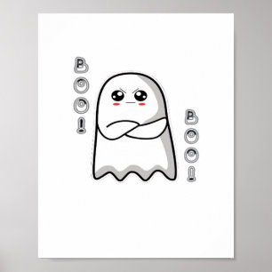Boo Of Disapproval Classic Retro Poster
