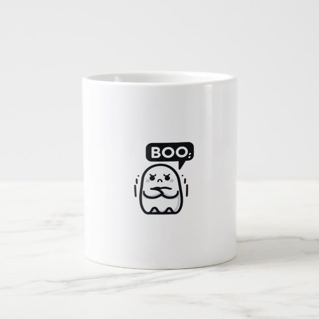 Boo Of Disapproval Funny Quote Large Coffee Mug (Front)
