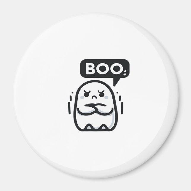 Boo Of Disapproval Funny Quote Magnet (Front)
