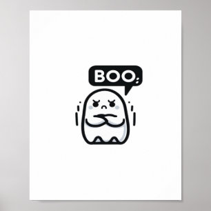 Boo Of Disapproval Funny Quote Poster
