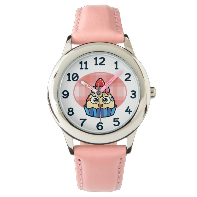 Boo Pink Cupcake Watch (Front)