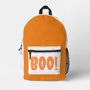 boo printed backpack