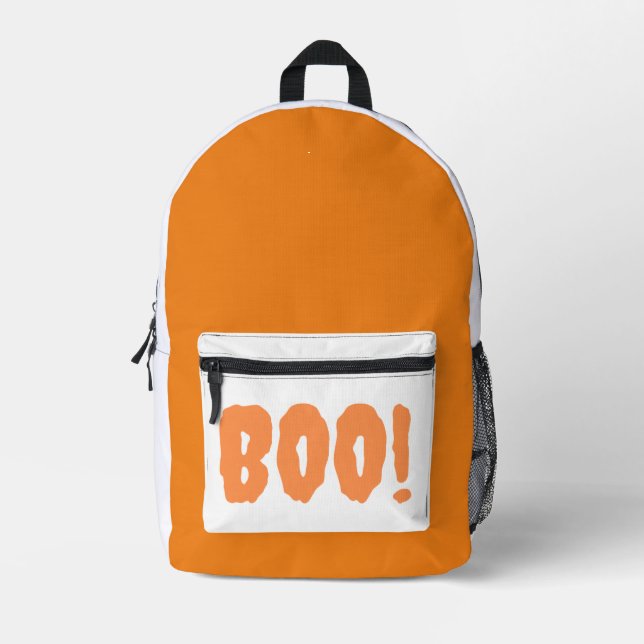 boo printed backpack (Front)