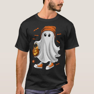 Boo Pumpkin Cute Ghost Halloween  T-Shirt
