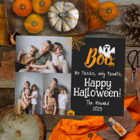 Boo pumpkin jack-o-lantern Halloween Photo Collage