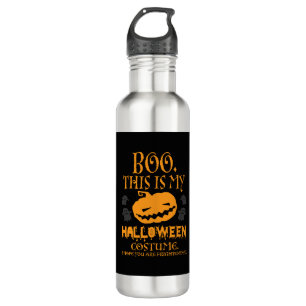 Boo Pumpkin Sarcastic Funny Halloween Costume 710 Ml Water Bottle
