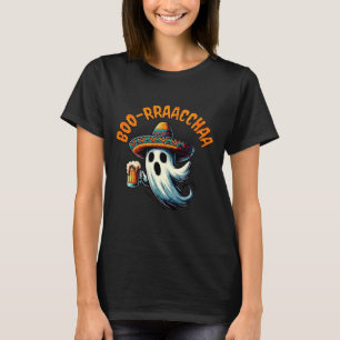 Boo-Racha Cute Ghost Beer Party Borracha Halloween T-Shirt