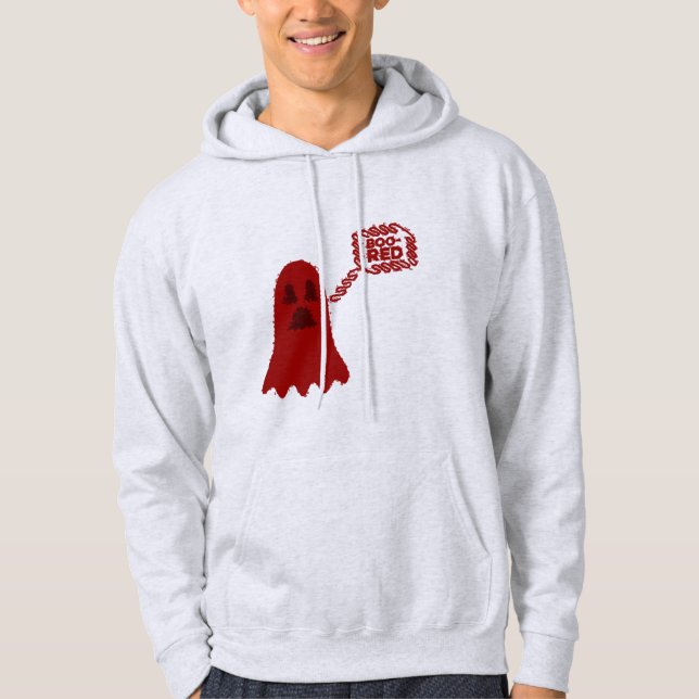 Boo-Red Men's Hoodie (Front)