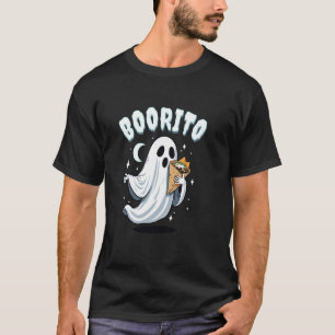 Boo-Rito Funny Mexican Taco Burrito Ghost Hallowee T-Shirt