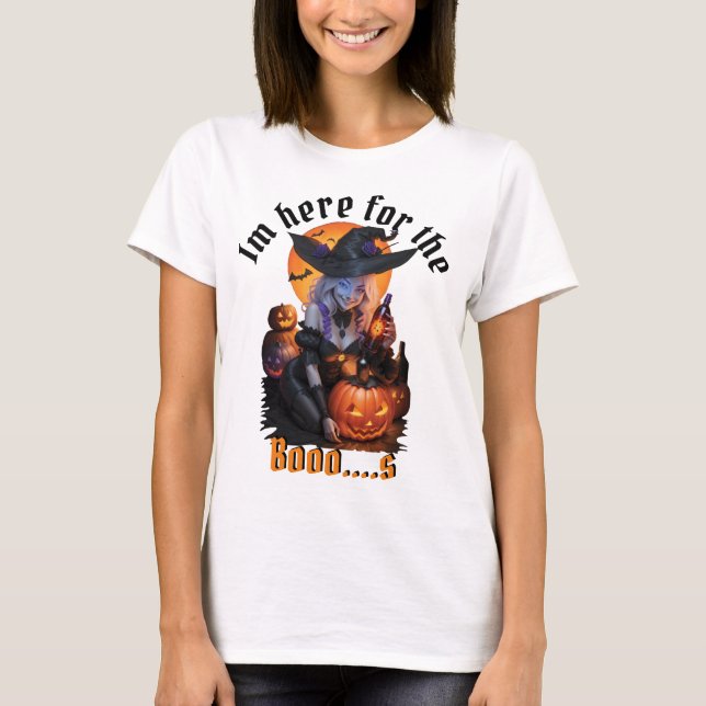 Boo s Beer Witch T-Shirt (Front)
