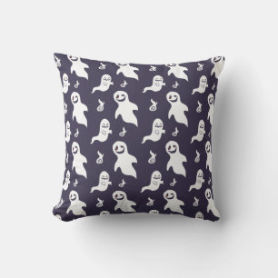 Boo Scary Ghost Halloween Cushion
