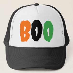 Boo Scary Halloween Trucker Hat