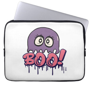 Boo scary laptop sleeve