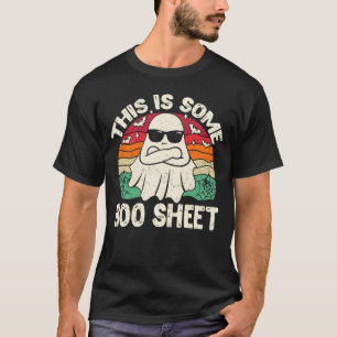 Boo Sheet Ghost Funny Halloween Pun Spooky Season T-Shirt