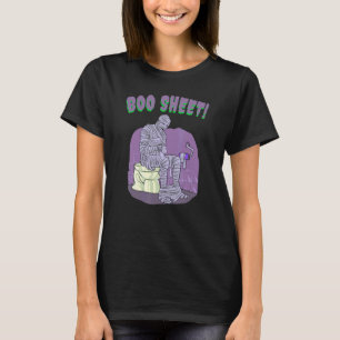 Boo Sheet Halloween Mummy Toilet Paper Men Women T-Shirt