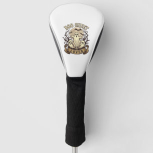Boo Sheet Lover Halloween Ghosts Moon Bats_1 Golf Head Cover