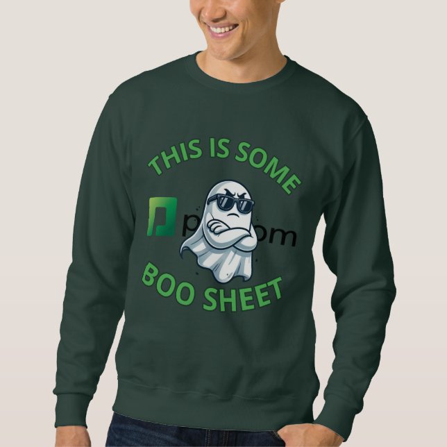 Boo Sheet Sweatshirt PCOM Green (Front)