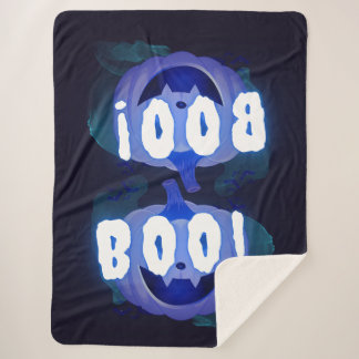 Boo! sherpa blanket