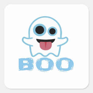 Boo Silly Funny Meme Square Sticker