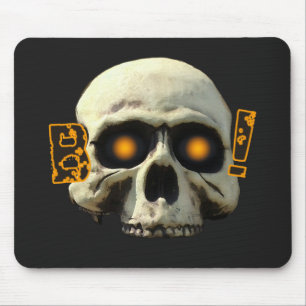 Boo Skull Mouse Mat