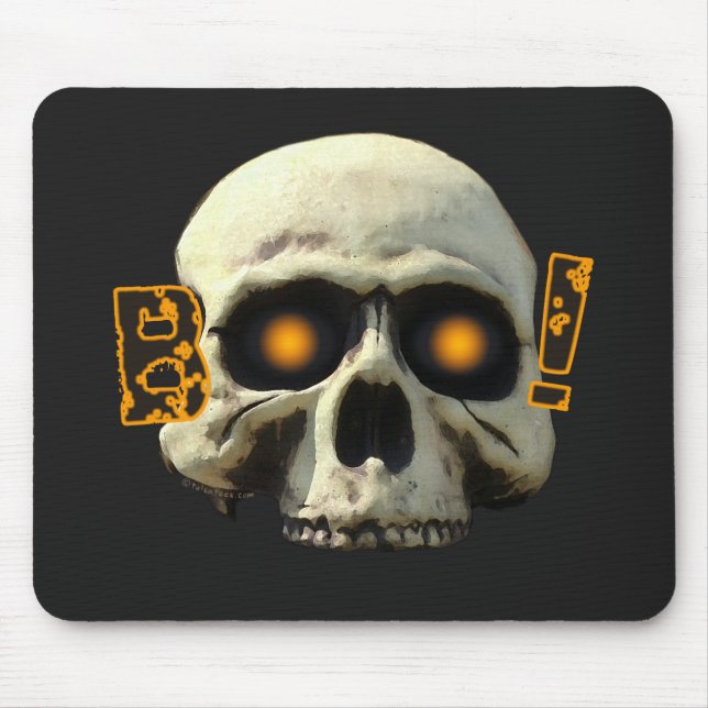 Boo Skull Mouse Mat (Front)