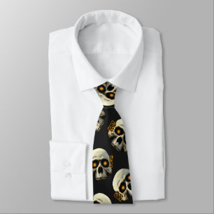 Boo Skulls Tie
