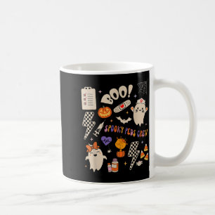 Boo Soky Peds Crew Ghost Pediatric Nurse Halloween Coffee Mug