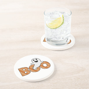 BOO Spooky Halloween Coaster