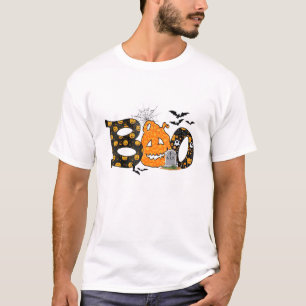 Boo - Spooky Pumpkin Horror Night Costume T-Shirt