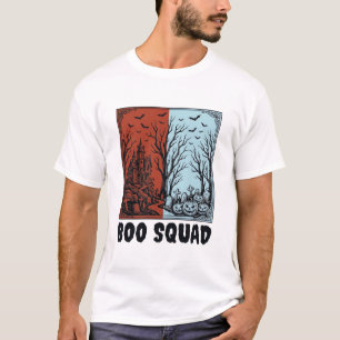 Boo Squad Vintage Halloween Pumpkin Shirt Design_1