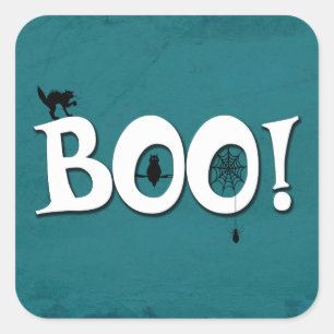 Boo! Square Sticker