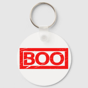Boo Stamp Key Ring