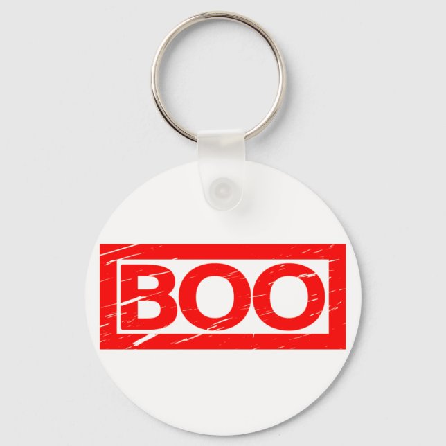 Boo Stamp Key Ring (Front)