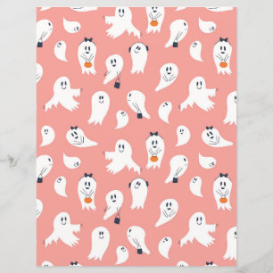 Boo Street Ghost Paper Sheet