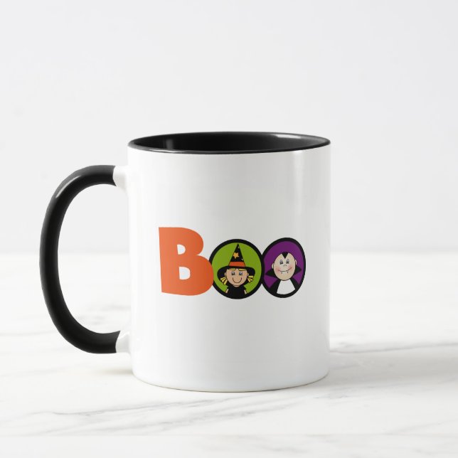 BOO T-shirts and Gifts Mug (Left)