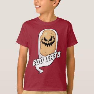 Boo-Tato Spooky Potato Food Halloween T-Shirt