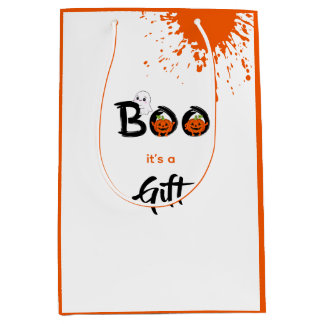 Boo team funny Halloween Medium Gift Bag